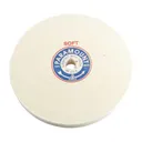 10'' SOFT FELT POLISHING WHEEL 1'' ARBOR - American Bacon Boston Felt Company