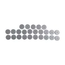 WHEEL, EX-FINE, #74 WHEEL, 1/16'' ARBOR - Cratex