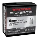 Winchester Ammo WB9ST147X Centerfire Handgun Reloading 9mm 147gr Silvertip Hollow Point 100 Per Box/10 Case - Winchester