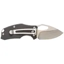 Smiths Products 51119 Lil Choncho 2.20" Folding Drop Point Plain Polished 400 SS Blade/Black G10 Handle Includes Pocket Clip - Smiths Products