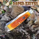 ABKT ROPER PIT VIPER TRAPPER - American Buffalo Knife & Tool