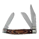 Ruko Stockman 3 Blade Pakkawood Folding Pocket Knife - Ruko