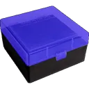 Berry's 87439 Ammo Box Blue/Black Polypropylene 100rd - Berrys Bullets