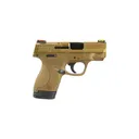 S&W M&P Shield CA 9mm Hi Viz Sights Pistol, Full Burnt Bronze - Dirty Bird Industries