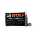 Wolf Performance 7.62x39 123 Grain Bi-Metal FMJ Steel Case Ammo Rifle Ammo - 1000 Rounds - 