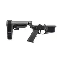 Aero Precision AR15 Pistol Complete Lower Receiver w/ A2 Grip & SBA3 Brace - Black - Dirty Bird Industries