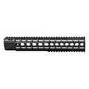 Aero Precision AR15 12.7" Enhanced Quad Rail Handguard Gen 2 - Anodized Black (w/ BAR Barrel Nut) - Dirty Bird Industries