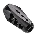 Tyrant Designs TD-CB223 CyberBrake-Compensating Muzzle Brake - Black - Dirty Bird Industries