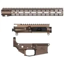Aero Precision M4E1 Builder Set w/ 15" ATLAS R-ONE M-LOK Handguard - Kodiak Brown Anodized - Dirty Bird Industries