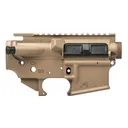 Aero Precision AR-15 Threaded Assembled Receiver Set - FDE Cerakote - Dirty Bird Industries