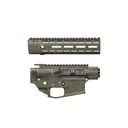 Aero Precision M4E1 Builder Set w/ 9" Enhanced M-LOK Handguard - OD Topographic - Dirty Bird Industries