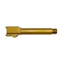 Dirty Bird 9mm Barrel for Glock 19 Gen 1-5 - Gold PVD, Threaded - 