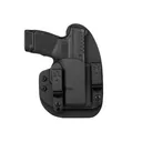 CrossBreed The Reckoning Holster for Glock 17, 22, 31, 32, Right-Handed, Standard Cut, Black Cowhide and Kydex, 2x Wing Clips - Dirty Bird Industries