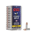 CCI 0050 Varmint Stinger 22 LR 32 gr Copper Plated Hollow Point (CPHP) Rimfire Ammo - 50 Rounds - 