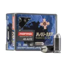 Norma Home Defense MHP Ammunition 45 ACP 175 Grain Solid Hollow Point Ammo - Handgun Ammo - 20 Rounds - Norma Ammo