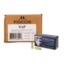 Fiocchi 9AP 9mm 115 Grain FMJ Handgun Ammo - 1000 Rounds - Fiocchi