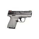 S&W M&P Shield CA 9mm Hi Viz Sights Pistol, Grey Frame - Dirty Bird Industries