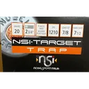 NOBEL SPORT 20GA TARGET TRAP 2 3/4'' #7.5 SHOT 1210 FPS Shotgun Ammo - 250 Rounds - Nobel Sport