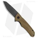 Buck Knives Sprint Ops Black Tanto Liner Lock Folding Pocket Knife - ODG Canvas Micarta - Buck Knives
