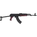 PSA AK-47 GF3 Forged Romanian Under Folding Rifle w/Cheese Grater Upper Handguard, Redwood - Dirty Bird Industries