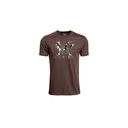 Vortex Camo Logo Short Sleeve T-Shirt Brown Heather - 4X - Vortex Optics