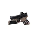 Canik CA Mete MC9 9mm 3.1" 10rd OR Semi-Auto CA Compliant Pistol w/ Holosun 407K-X2 Red Dot - FDE/Black - 