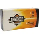 Armscor 50415 Precision 22 Short 29 gr 1080 fps Solid Point Rimfire Ammo - 50 Rounds - Rock Island Armory