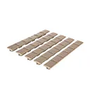 Trinity Force KeyMod / M LOK Rail Covers - Sand - 