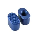 Phase 5 Dimpled Magazine Release Button - Blue - Phase 5 Weapon Systems
