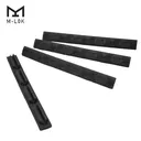 Ergo 4-Slot M-LOK WedgeLok American Flag Rail Cover 4PK Black 4332-4PK-FLAG-BK - ERGO
