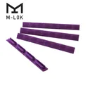 Ergo 4-Slot M-LOK WedgeLok Rail Cover 4PK - Purple - Dirty Bird Industries