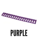 Ergo 18-Slot Ladder LowPro Rail Covers 3PK - Purple - Dirty Bird Industries