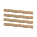 Ergo 4-Slot M-LOK WedgeLok Rail Cover 4PK - Coyote Brown - Dirty Bird Industries