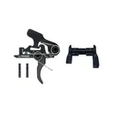 Rise Armament RA-100 Curved Two-Stage Trigger & RA-6423 Black Ambi Safety Selector - Dirty Bird Industries