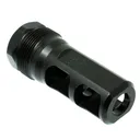 Faxon Firearms Muzzlok Stainless Steel Plan B Muzzle Brake - 1/2x28 - 9mm Bore - Dirty Bird Industries