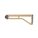 MSR Buttstock assembly right folding milled rec. alum 4 QD ports SAM7SF & AR-M14 Arsenal Inc. - FDE - Dirty Bird Industries