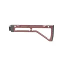 MSR Buttstock assembly right folding milled rec. alum 4 QD ports SAM7SF & AR-M14 Arsenal Inc. - Plum - Dirty Bird Industries