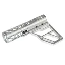 Presma Skeletonized AR Pistol Brace - Silver - Dirty Bird Industries