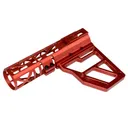Presma Skeletonized AR Pistol Brace - Red - Dirty Bird Industries