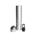 Advantage Arms 1.75-.308 Stainless Steel 7.62mm Suppressor - Stainless Steel - Advantage Arms
