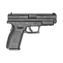 Springfield XD9, Semi-automatic, Polymer Frame Pistol, Full Size, 9MM, 4" Barrel, Melonite Finish, Black, Fixed Sights, 10Rd, 5 Mags, W/Range Bag - Dirty Bird Industries