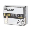 Sig Sauer E9MMA1-20 Elite Performance V-Crown 9MM 115 Grain Jacketed Hollow Point Handgun Ammo - 200 Rounds - Sig Sauer