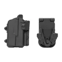 Rapid Force Rapid Force Level II Slim Outside the Waistband Holster Fits Glock 19/23/32/45 with Light Quick Detach System Polymer Black Right Hand - Dirty Bird Industries