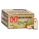 Hornady 91000 Critical Defense 9x18 Makarov 95 gr Flex Tip eXpanding Handgun Ammo - 25 Rounds - Dirty Bird Industries