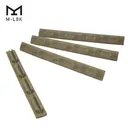 Ergo 4-Slot M-LOK WedgeLok American Flag Rail Cover 4PK Dark Earth 4332-4PK-FLAG-DE - Dirty Bird Industries