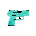 Ruger MAX-9 Semi Striker Fired Sub-Compact 9MM 3.2" Robin's Egg Blue 10 Rounds Optics Ready No Thumb Safety Front Night Sight - Ruger