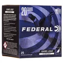 Federal Ammunition H20475 Game-Shok Upland 20 Gauge 2.75" 1 oz 7.5 Shot Shotgun Ammo - 25 Rounds - Federal Premium