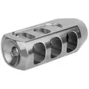 NBS Tanker (Barrett .50 Cal Style) Muzzle Brake 1/2x28 (5.56/.223) - Stainless Steel - 