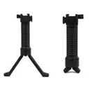 NBS Bipod Grip - Combination Vertical Grip and Bipod - Black - Dirty Bird Industries