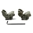 Presma AR-15 Flip-Up Sight Set - OD Green - 